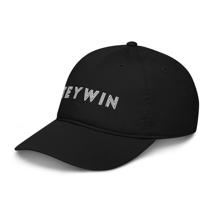 Teywin Organic dad hat White Letters