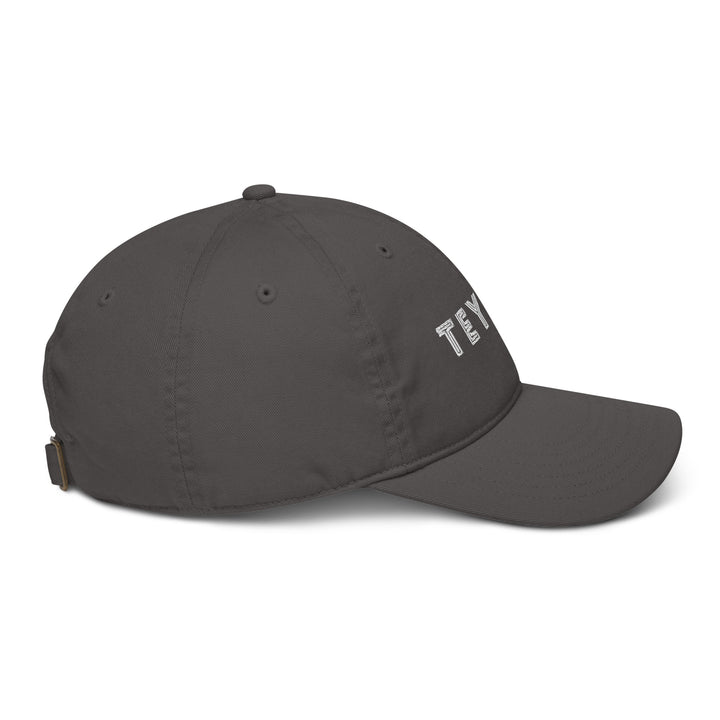 Teywin Organic dad hat White Letters