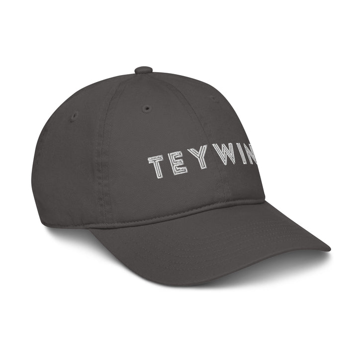 Teywin Organic dad hat White Letters