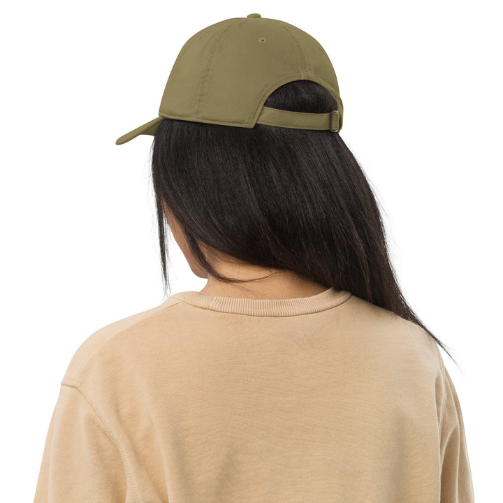 Teywin Organic dad hat White Letters