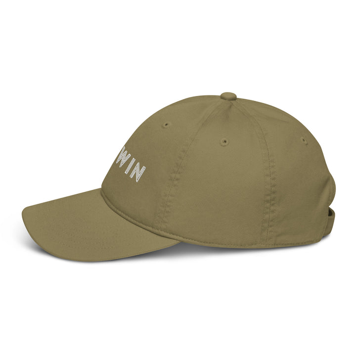 Teywin Organic dad hat White Letters