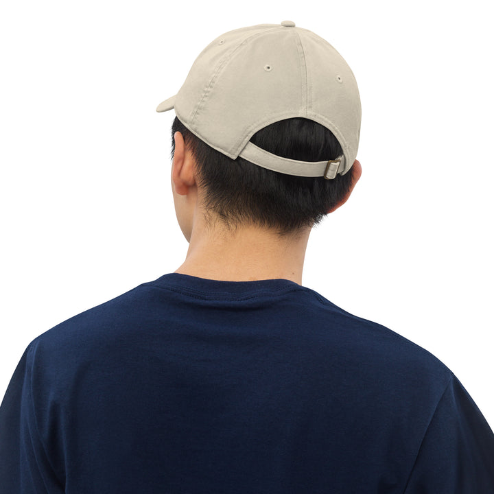 Teywin Organic dad hat White Letters