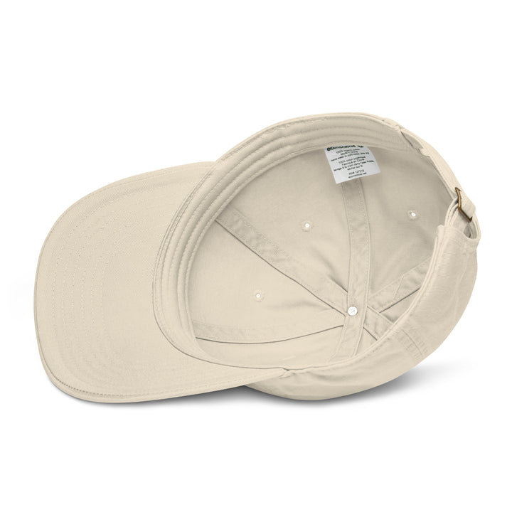 Teywin Organic dad hat White Letters