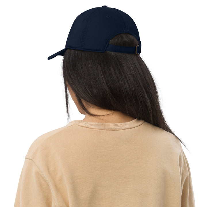 Teywin Organic dad hat White Letters