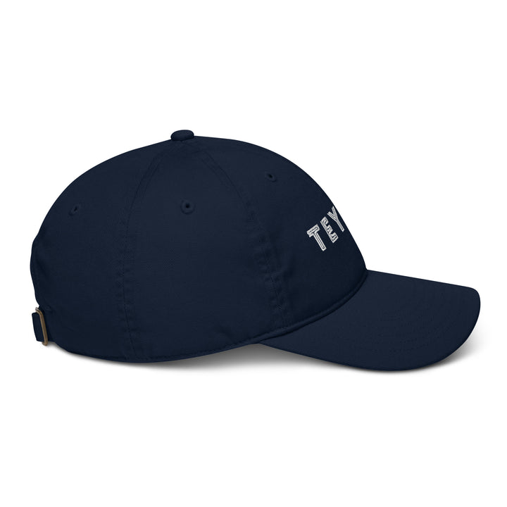 Teywin Organic dad hat White Letters