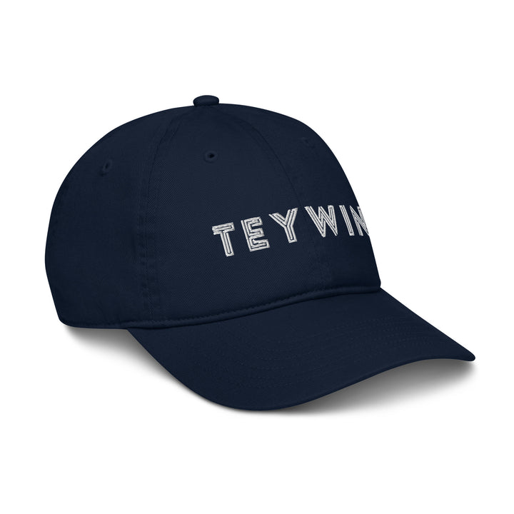 Teywin Organic dad hat White Letters