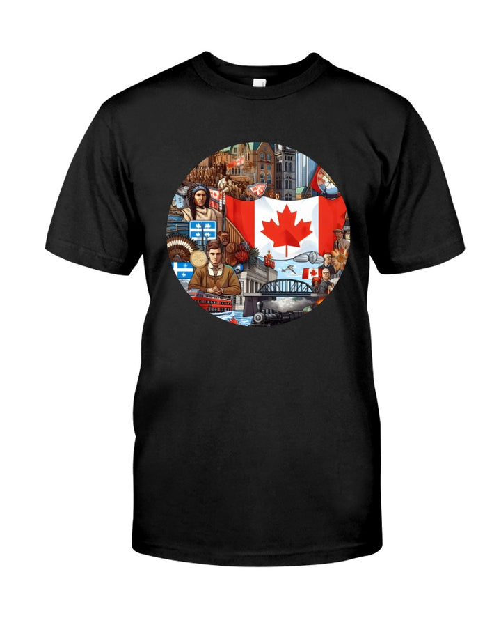 Canada Gildan Softstyle T-Shirt Black