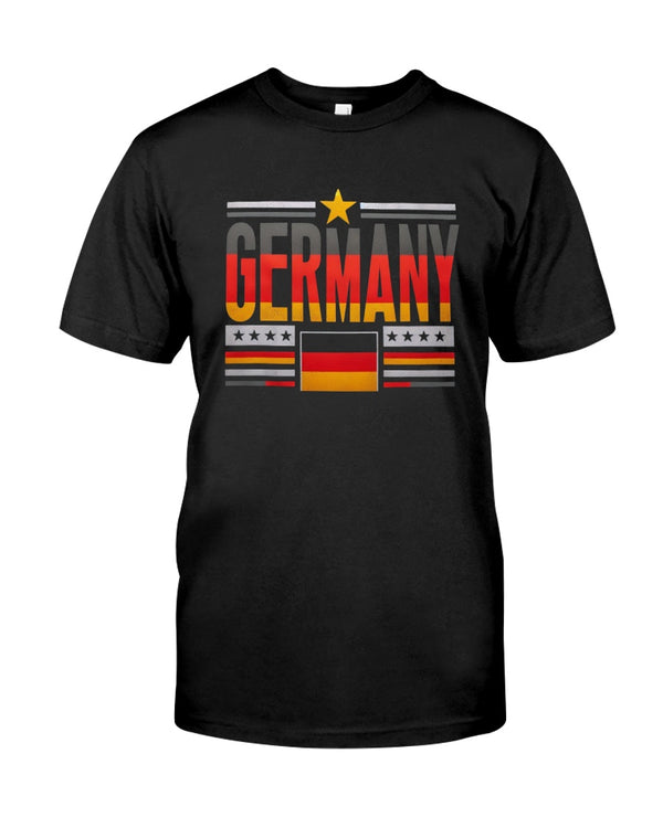 Germany Gildan Softstyle T-Shirt Black