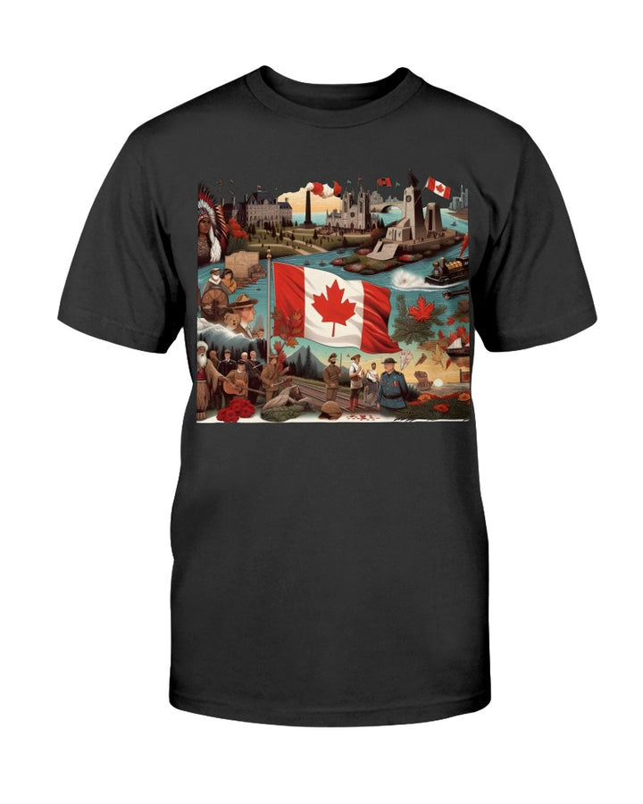 Canada Gildan Ultra Cotton T-Shirt Black