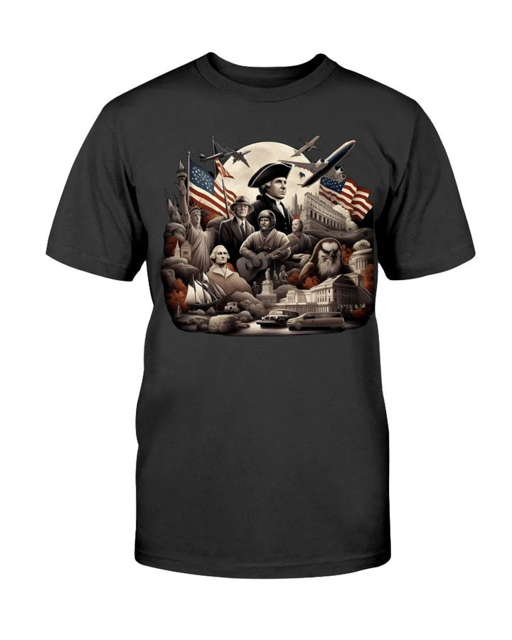 United States American Apparel T-Shirt Black