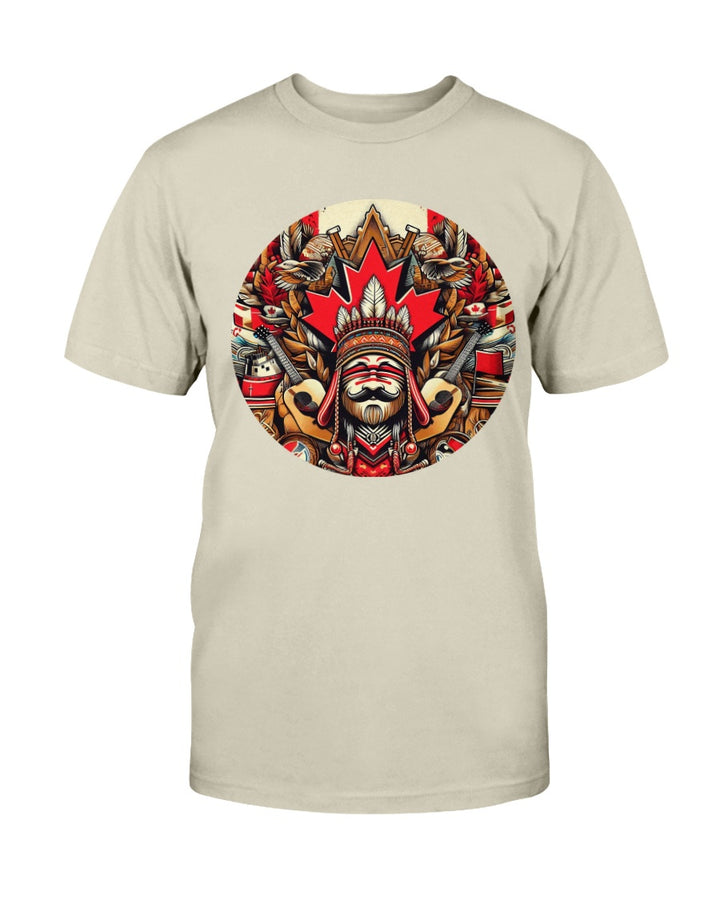 Canada Next Level Fitted Crew T-Shirt Sand