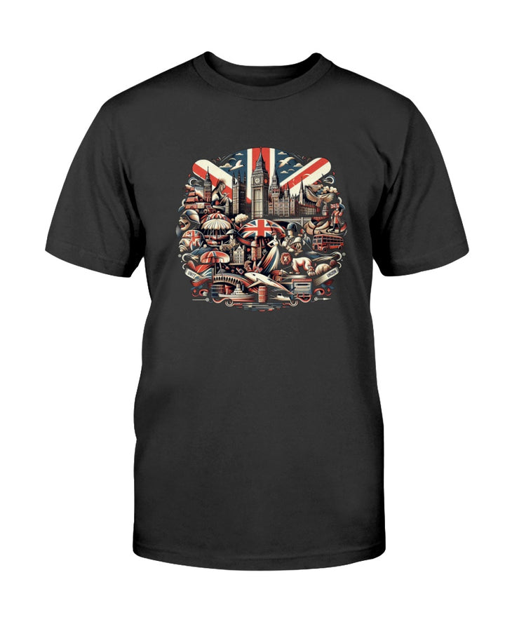 United Kingdom Hanes Authentic Men’s T-Shirt Black