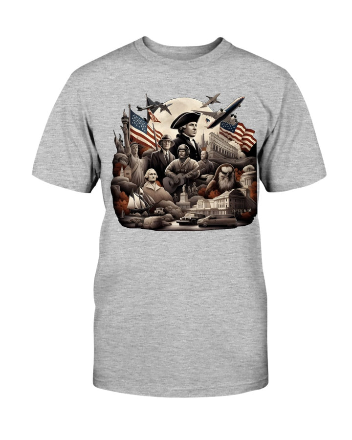 United States American Apparel T-Shirt Heather