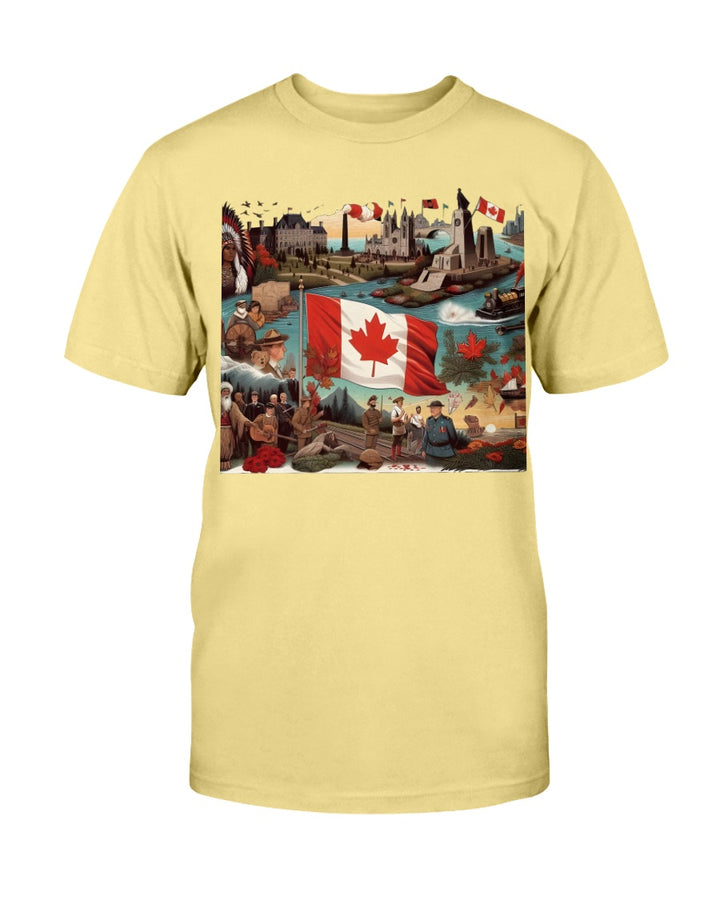 Canada Gildan Ultra Cotton T-Shirt Vegas Gold