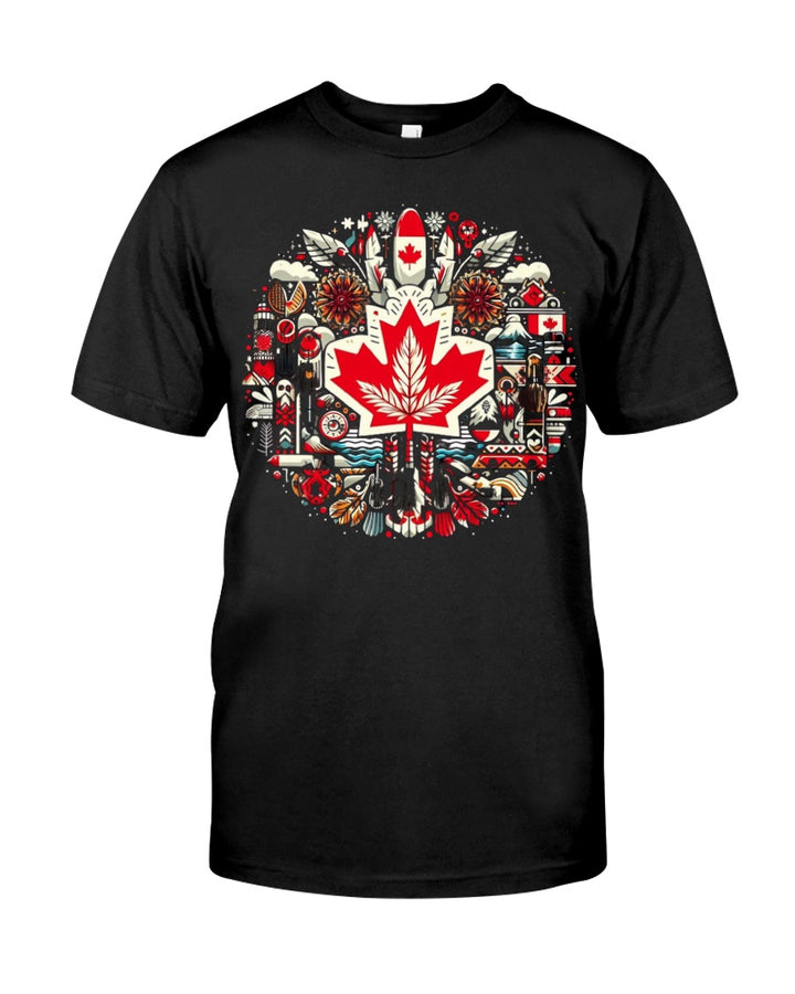 Canada Gildan Softstyle T-Shirt Black