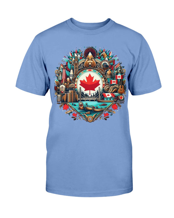 Canada Hanes ComfortSoft T-Shirt Carolina Blue