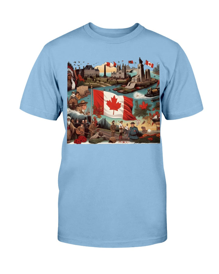 Canada Gildan Ultra Cotton T-Shirt Sky